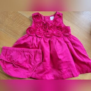 Baby girls size 3 months pink dress